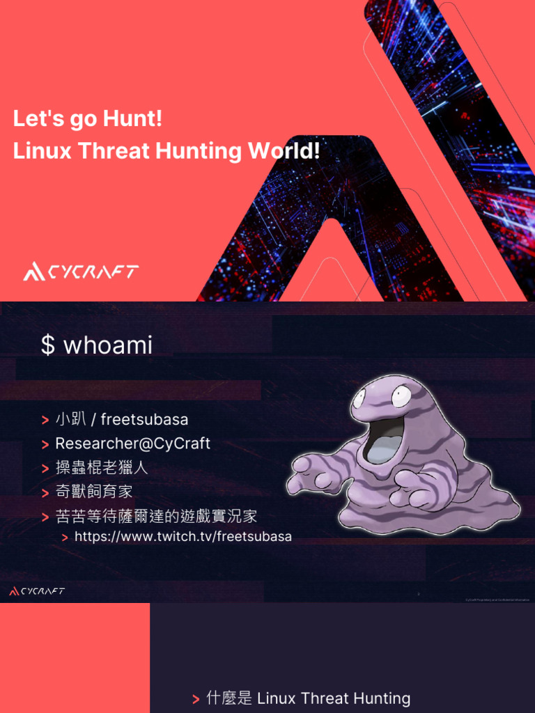 Let's Go Hunt! Linux Threat Hunting World! | PDF - Linux Threat Hunting And Countermeasures