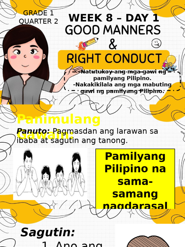 Grade 1 q2 GMRC Week 8 | PDF