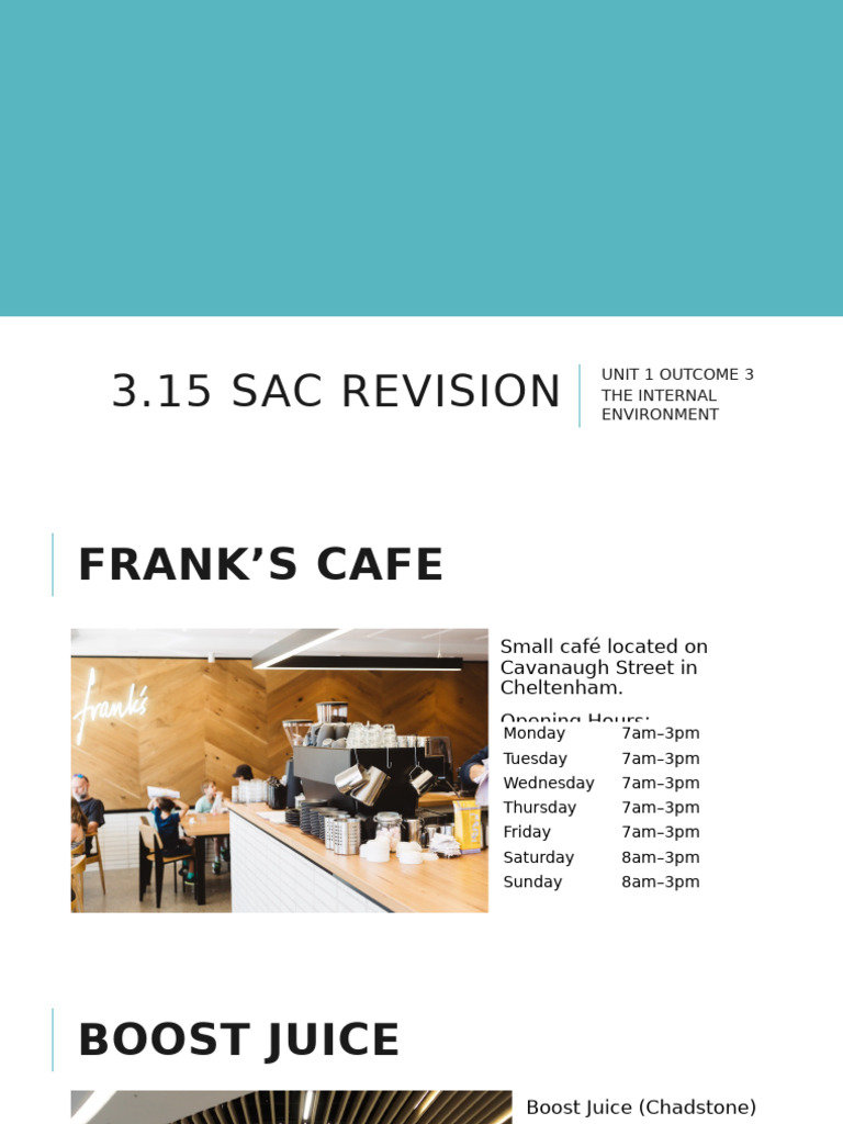 SAC Revision Unit 1 AOS 1 Case Studies | PDF