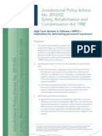 Implications or Determining Permanent Impairment - High Court Decision in Fellowes V MRCC