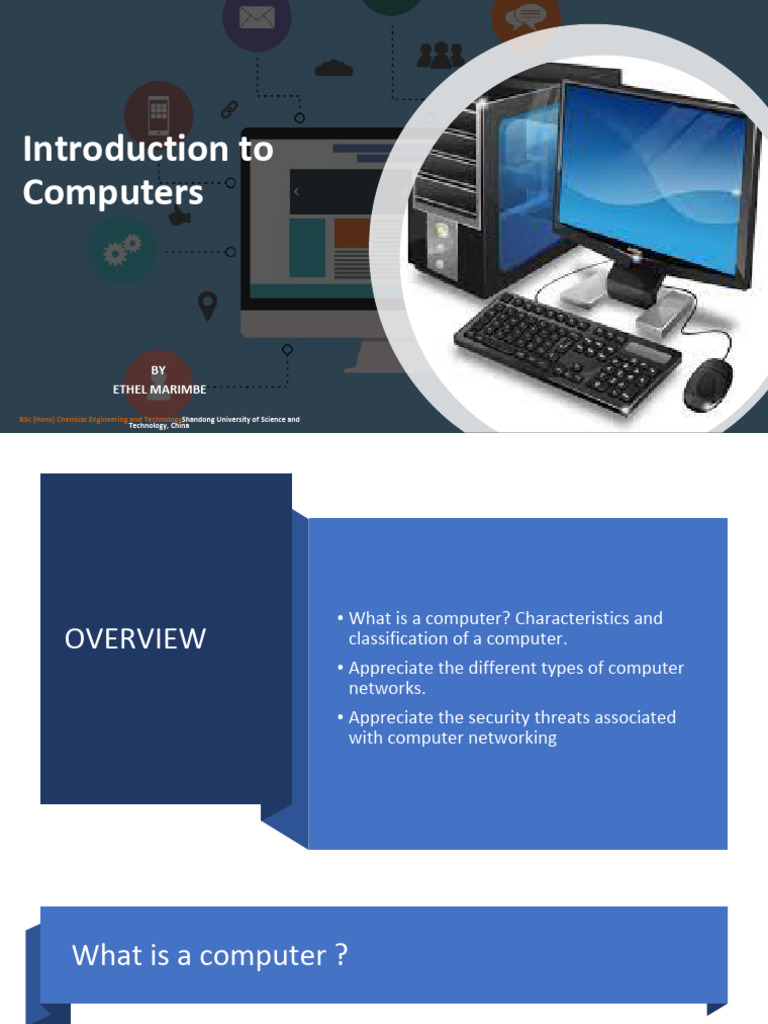Introduction to Computers Overview | PDF | Operating System | Computer ...