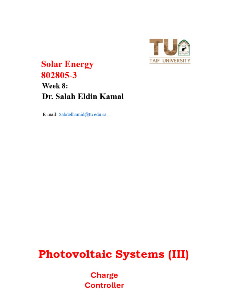 Solar Charge Controller Overview and Types | PDF | Photovoltaic System ...