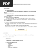 Grade 1 Lesson Plan: Basic Shapes | PDF | Shape | Rectangle