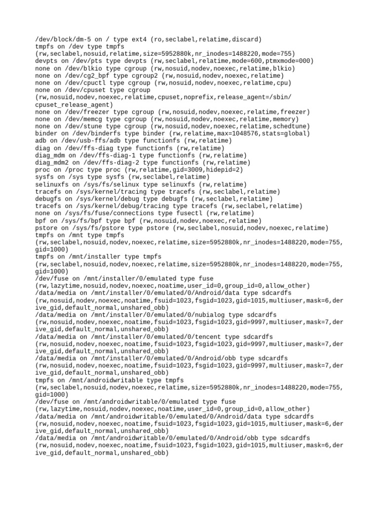 Linux Filesystem Mounts Overview | PDF | Linux | System Software