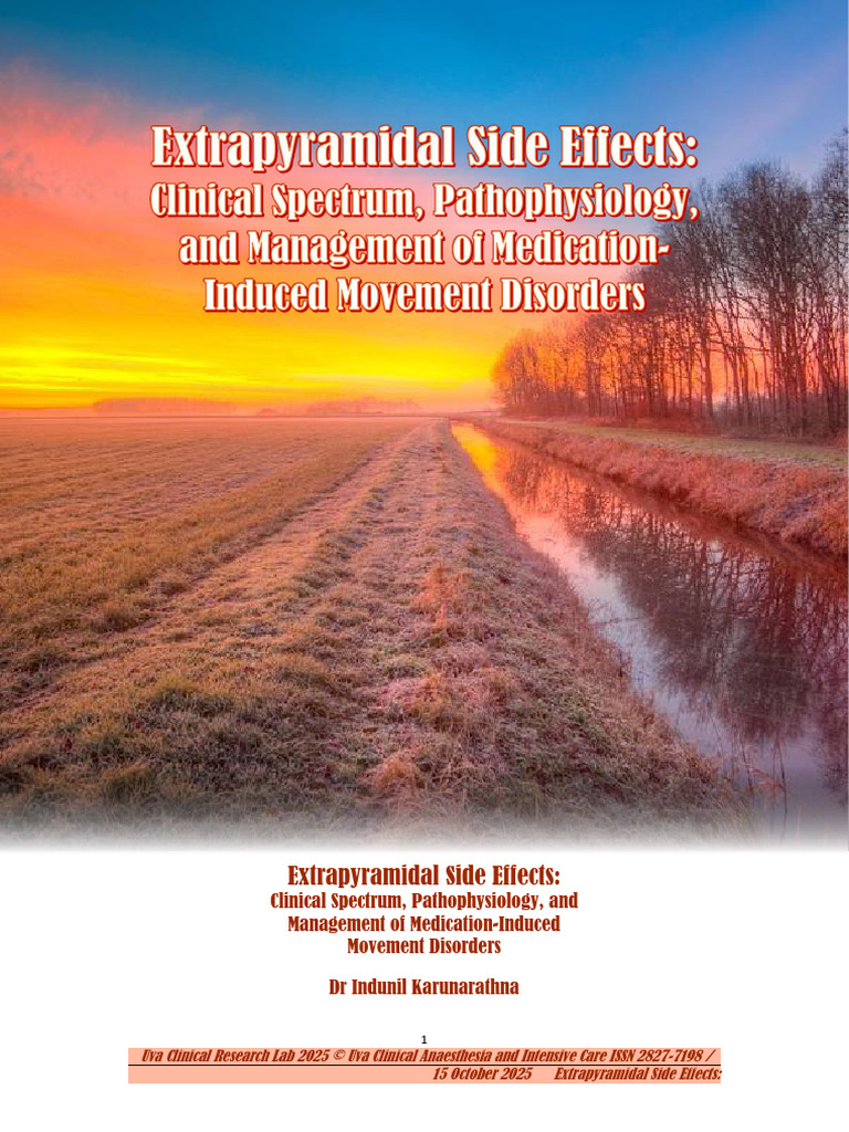 Extrapyramidal Side Effects: Management of Medication-Induced Movement ...