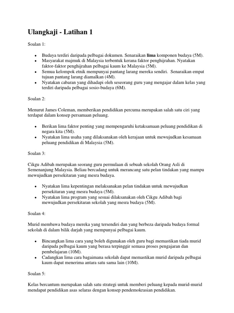 Ulangkaji Pdf