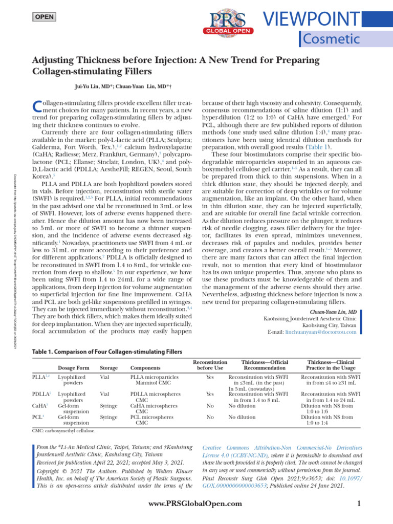 Adjusting Thickness Before Injection A New Trend.40 | PDF | Injection ...