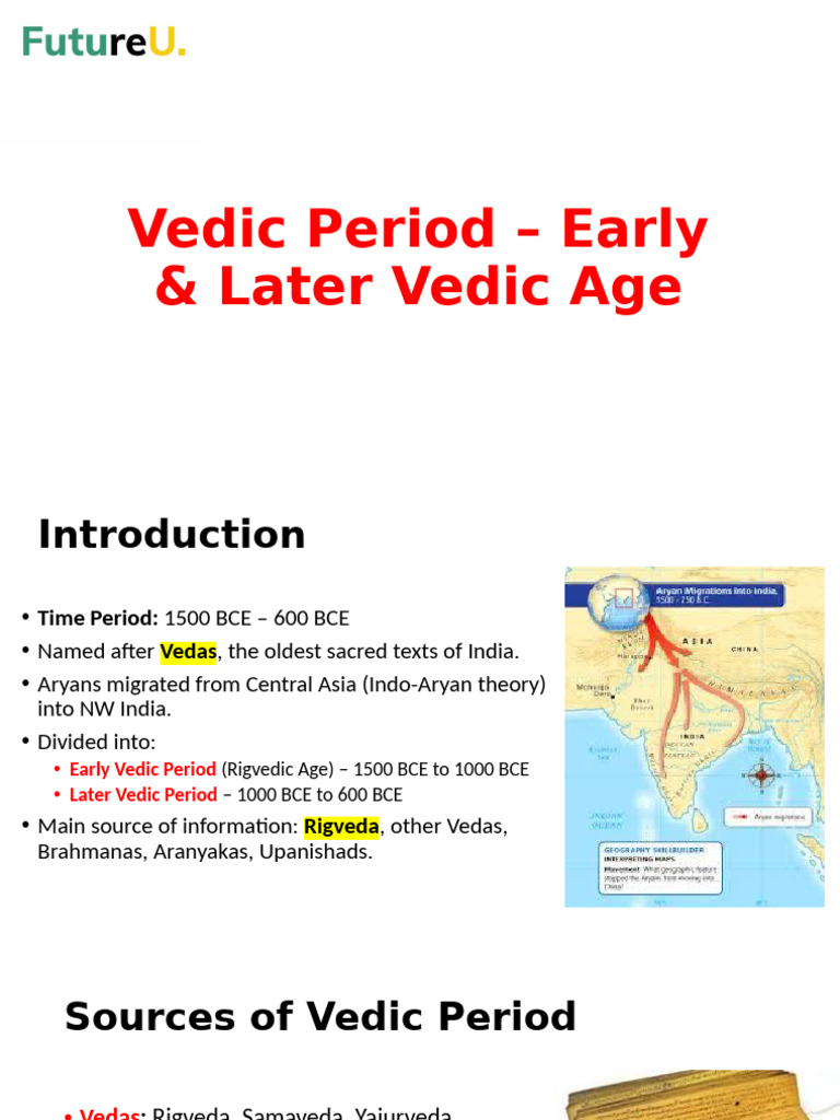 Early and Later Vedic Period Overview | PDF | Vedas | Indian Religious ...