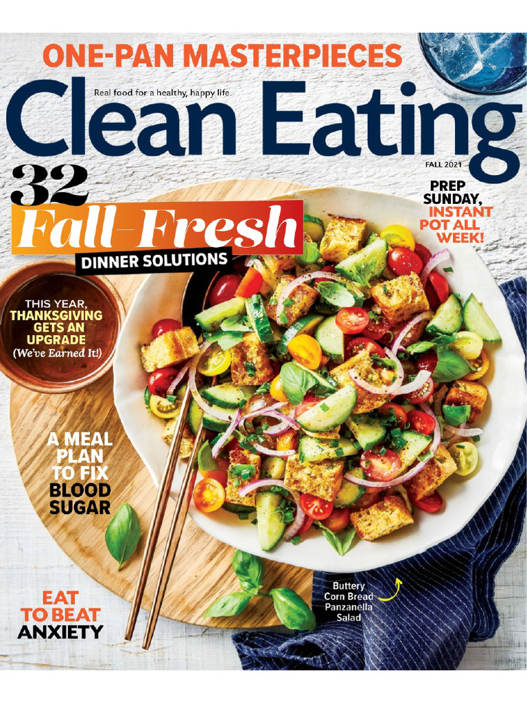 美食烹饪杂志 Clean Eating 2021.8 Part1 | PDF