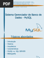 Sistema Gerenciador de Banco de Dados - MySQL
