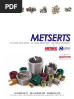 Keysert and Keenserts Catalog | PDF | Drill | Metalworking