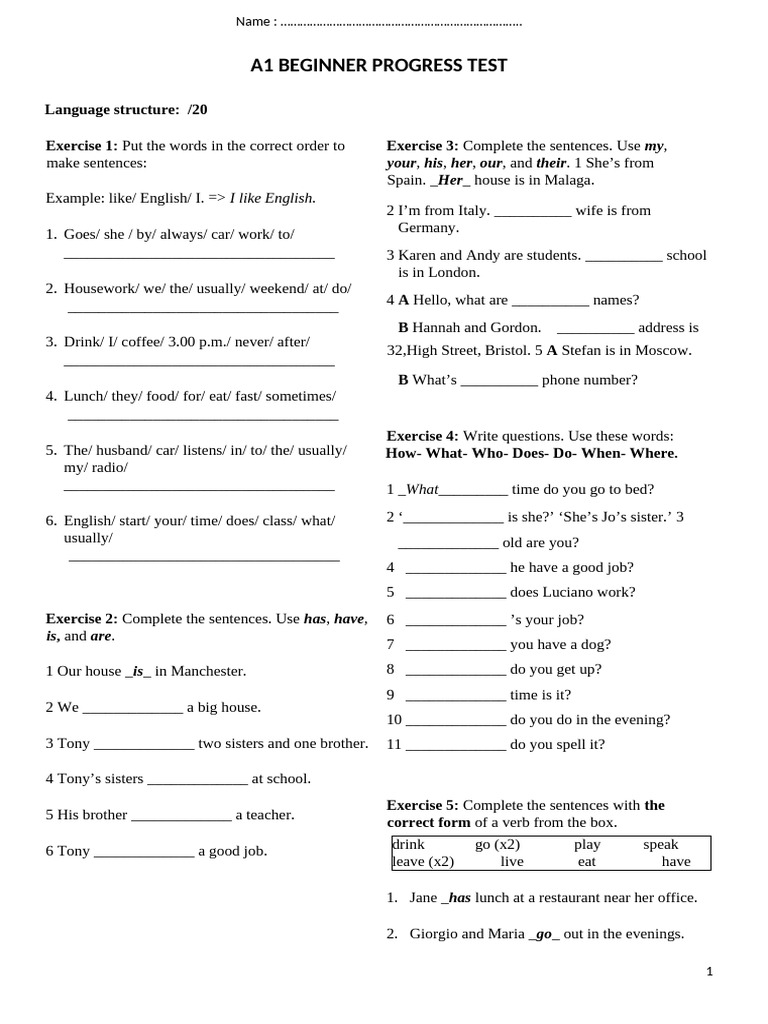 A1s1 Test Adult Official (2) ..0001 | PDF | Lunch