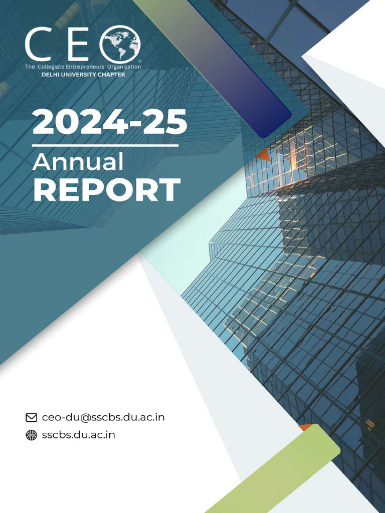 CEO DU Annual Report 2025 | PDF