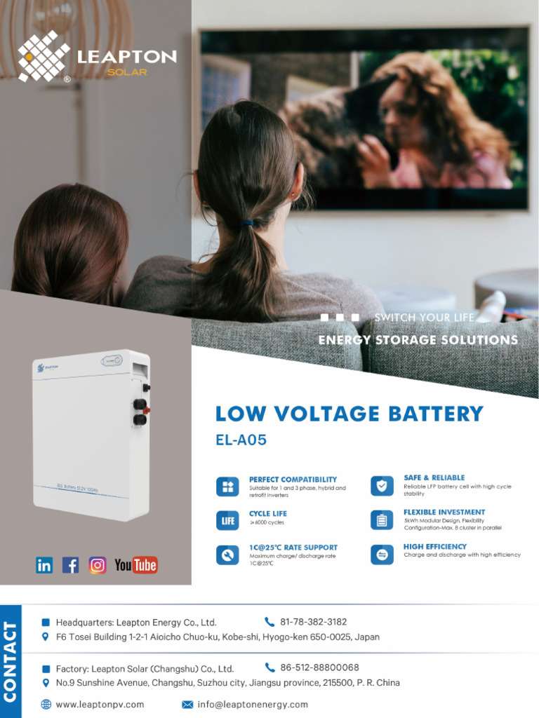 Low20voltage20battery20el A05 | PDF