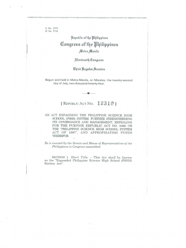 Ra 12310 FRM | PDF