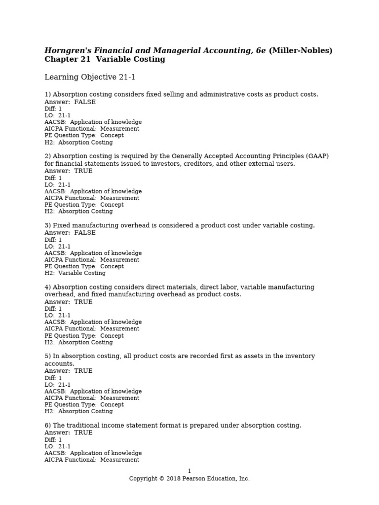 Chapter 21 | PDF | Inventory | Income Statement