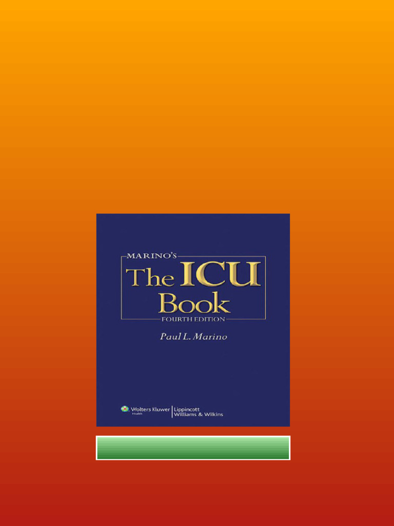 The Icu Book 4th Edition Paul L Marino Complete Edition | PDF