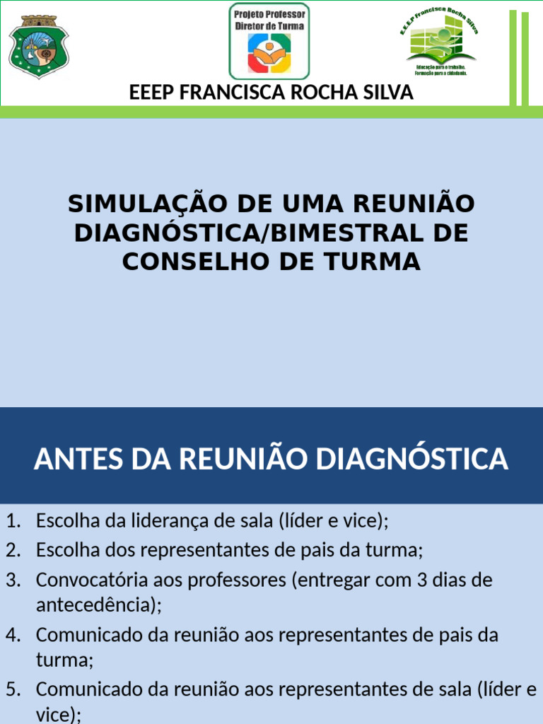 Reunião EEEP - FRUTICULTURA - 3° BIMESTRE - 2024 (1) | PDF