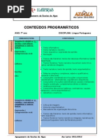 Língua Portuguesa 7º ano