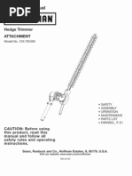 Download Craftsman Hedge Trimmer Attachment 316792490 by Dan Carson SN93331352 doc pdf