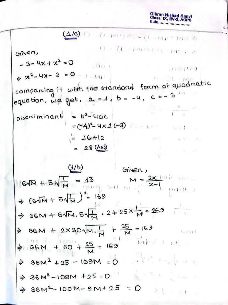 Chapter - 05 Equation Sheet Solution by Sanvi | PDF