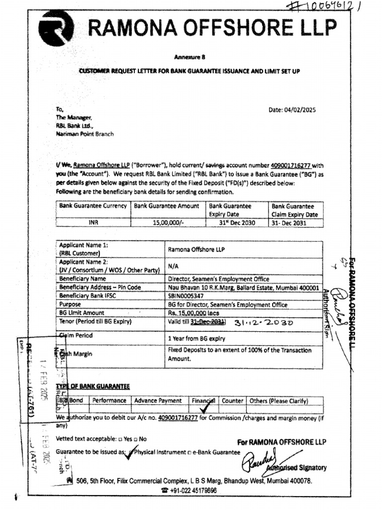 Initial Request Letter | PDF