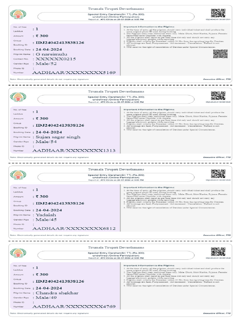 SED Receipt | PDF