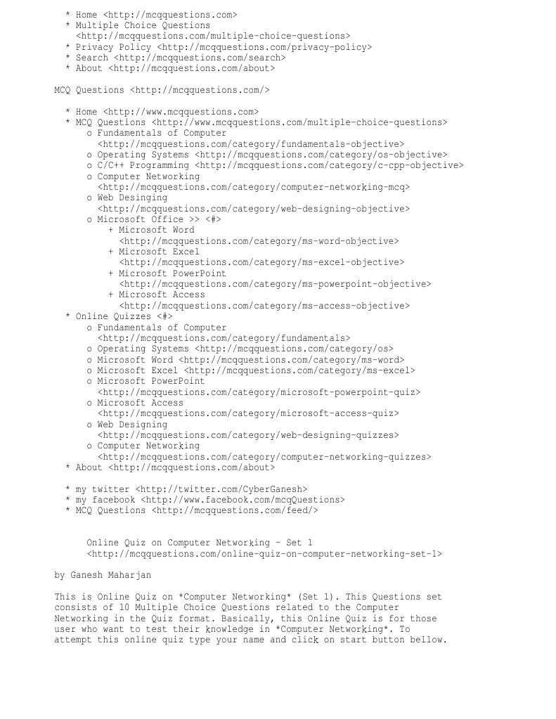 EGMP2201 Testantworten