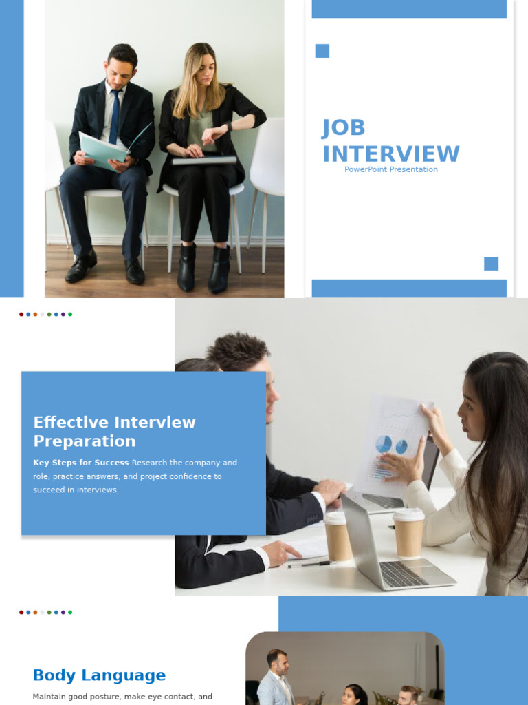 Job Interview Presentation | PDF | Job Interview | Body Language