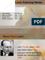 Teori Kurt Lewin Psikologi Medan