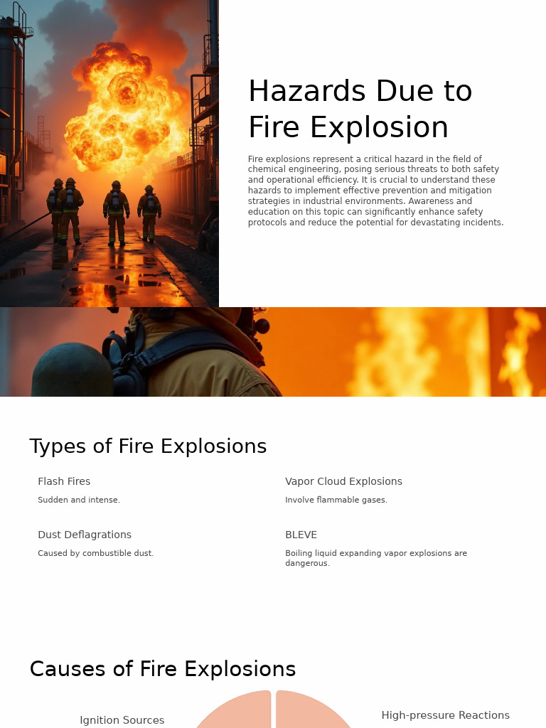 Fire Explosion Hazards and Prevention Strategies | PDF | Explosion | Fires