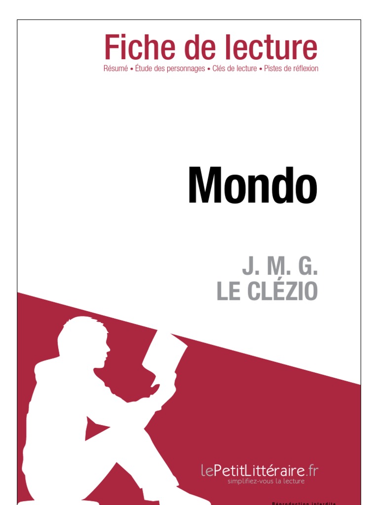 Le Soleil Des Scorta Fiche De Lecture Gratuite Fiche de Lecture Mondo Le Clézio | PDF | Romans