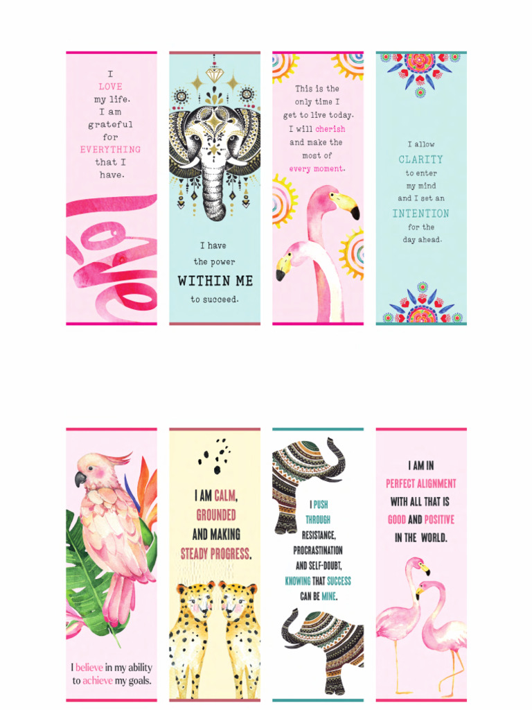 Bookmarks A4 | PDF