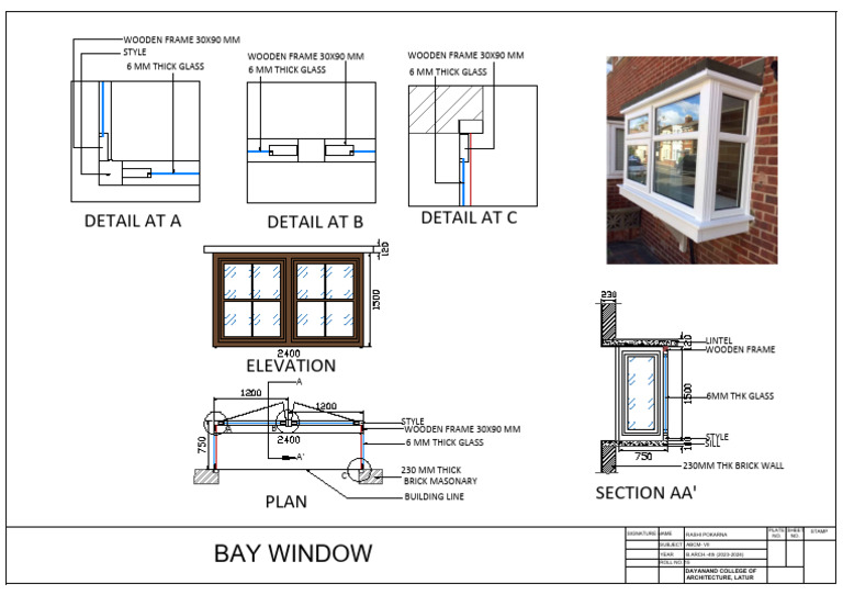 Bay Window Design Details | PDF