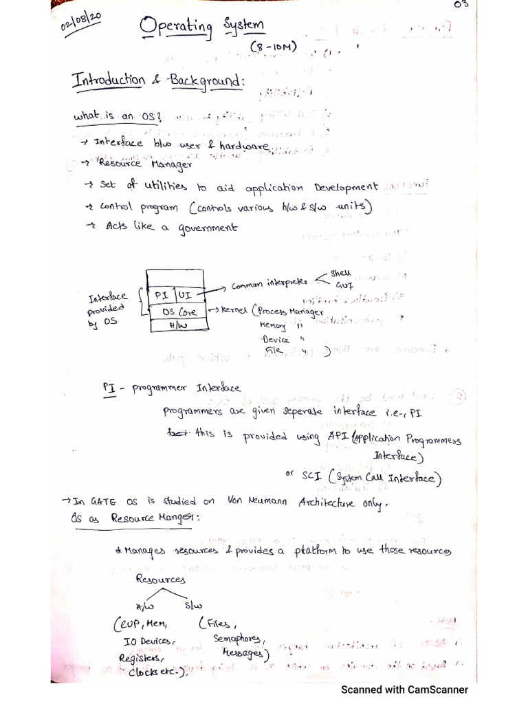 OS Notes 1 | PDF