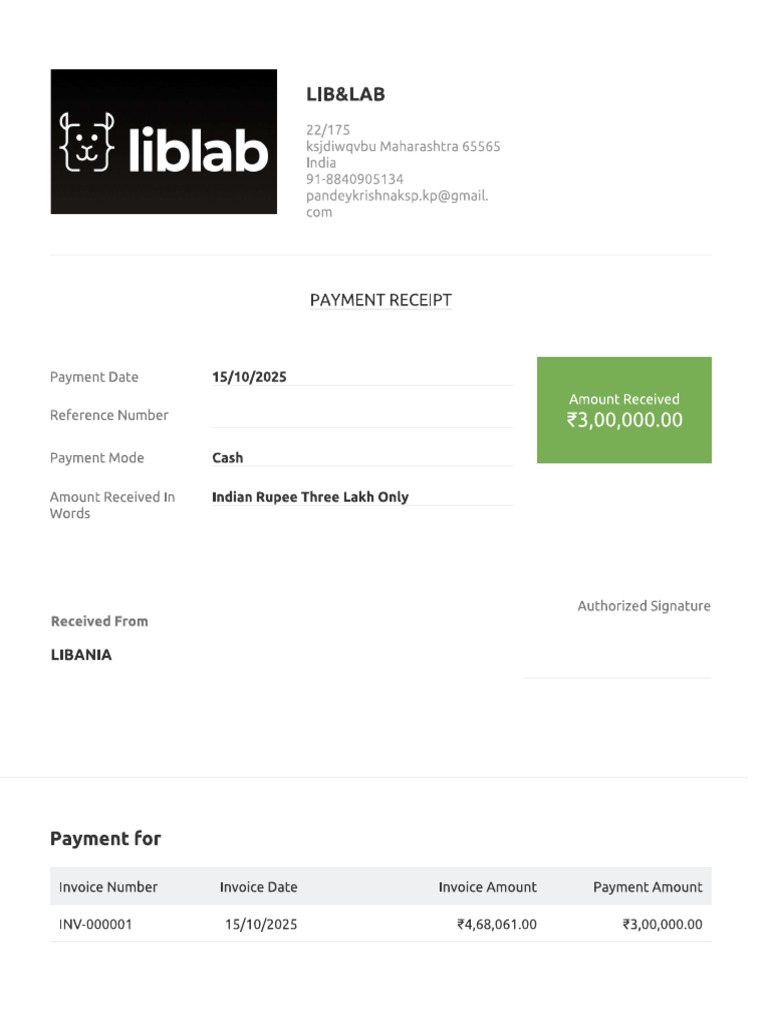 Cash Rec'd | PDF