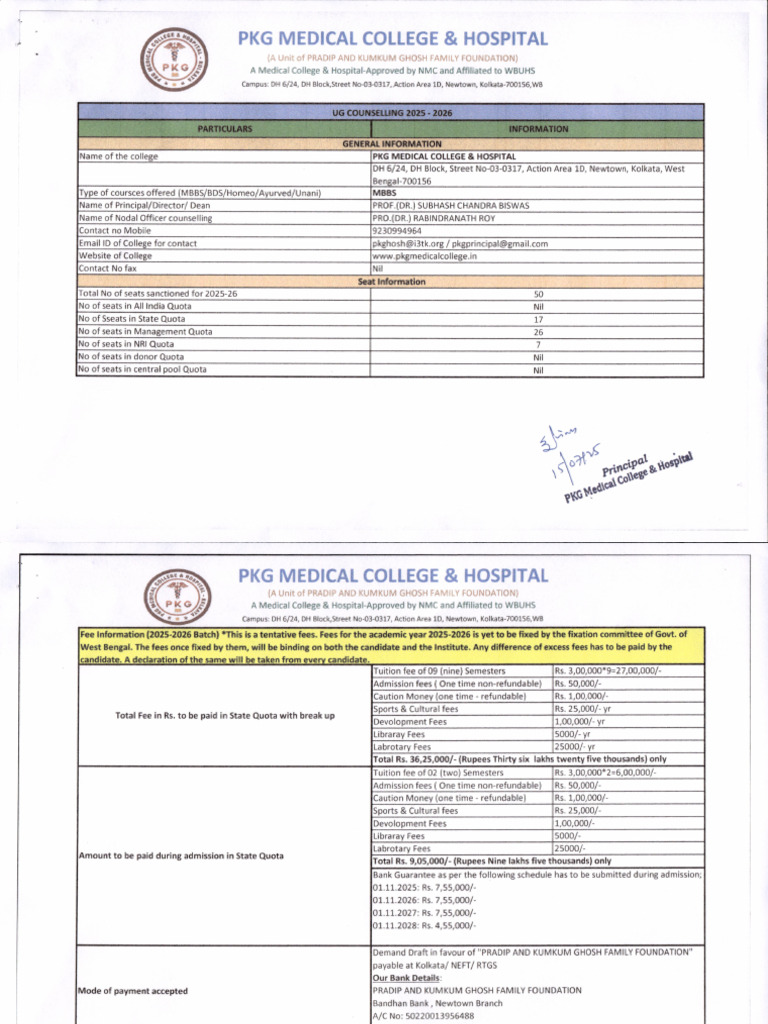 Fees Structure | PDF