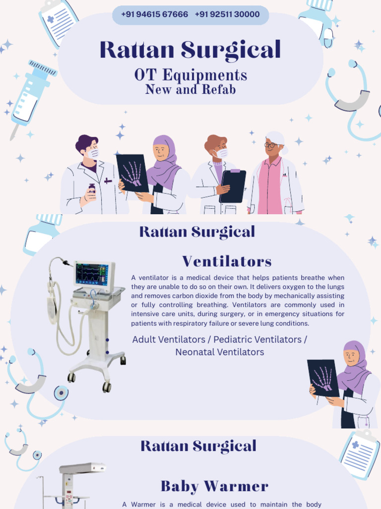 OT Equipment Catalogue Overview | PDF | Neonatal Intensive Care Unit ...