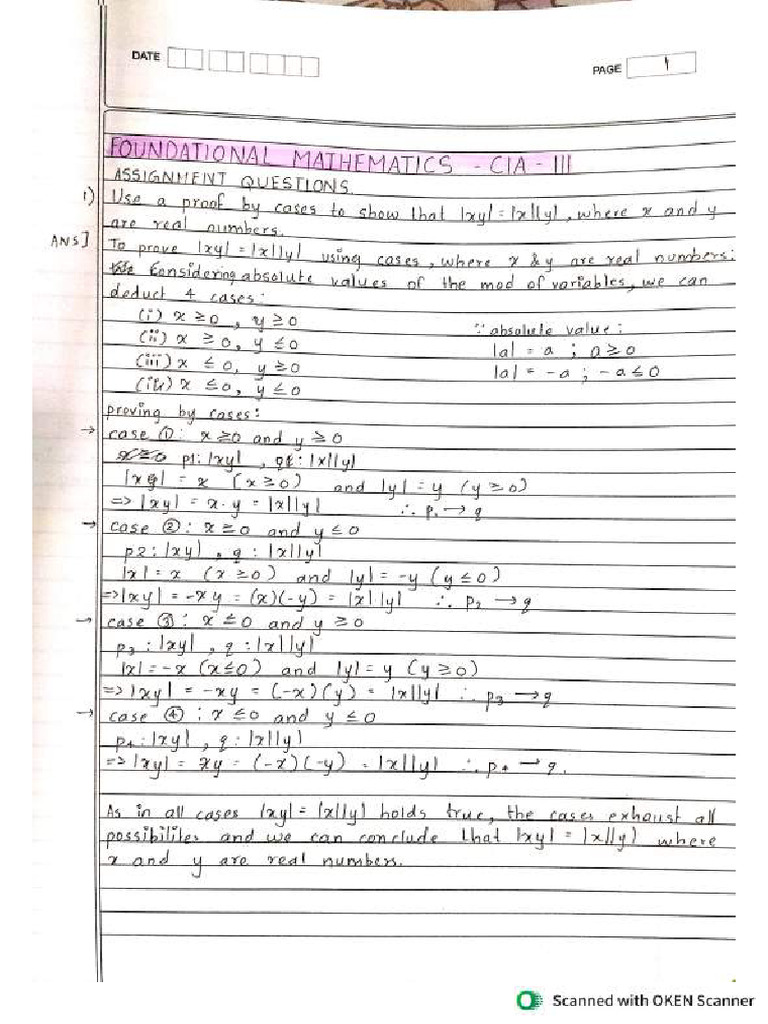 Math Notes | PDF