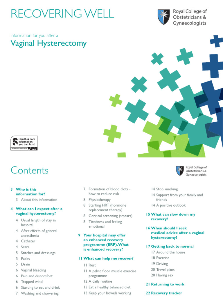 Vaginal Hysterectomy For Print | PDF | Urinary Incontinence | Thrombosis