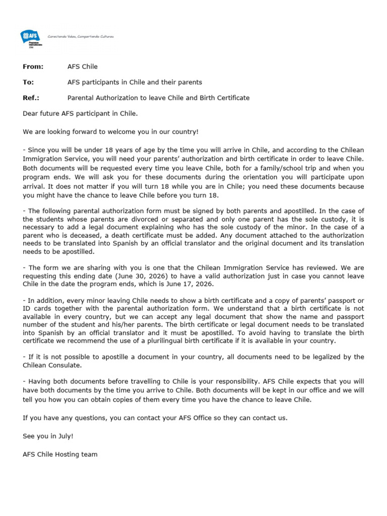 Parental Consent Form | PDF | Identity Document | Birth Certificate