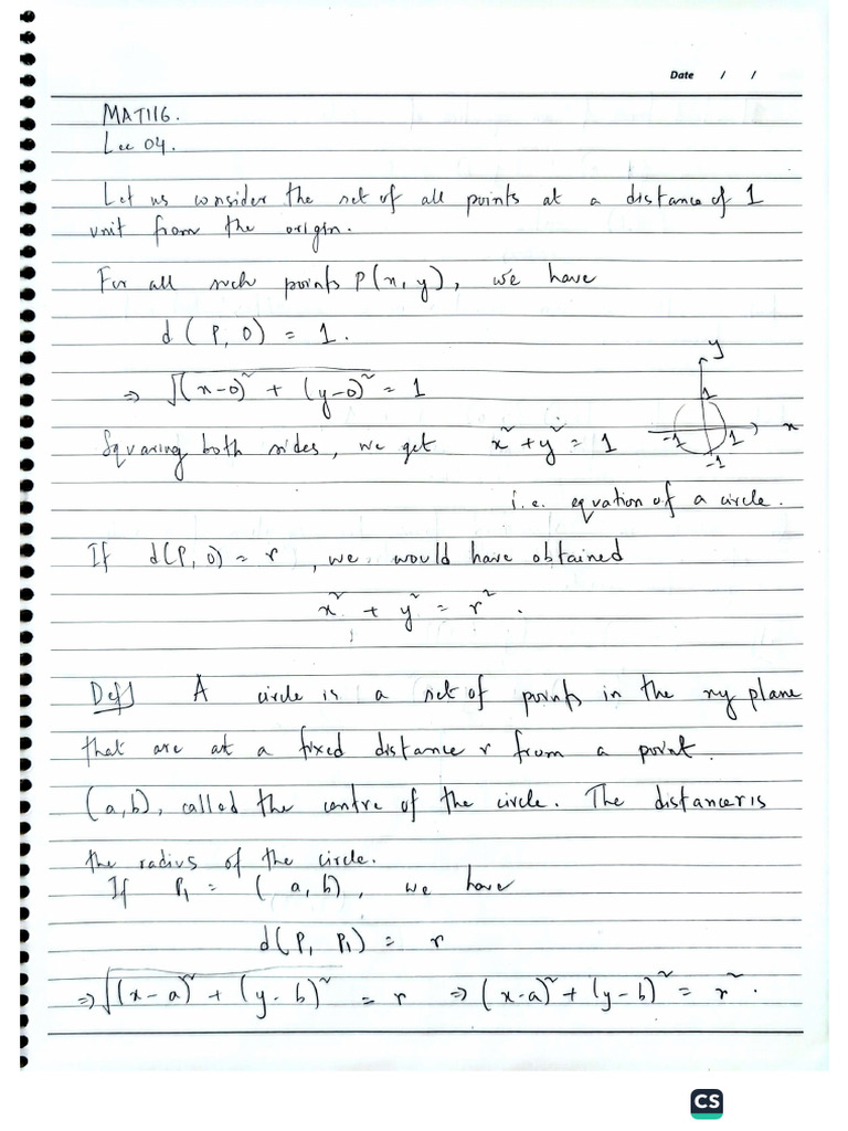 Mat116 Lec04 | PDF