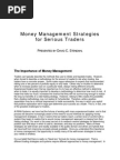 David Stendahl Money Management Strategies for Serious Traders