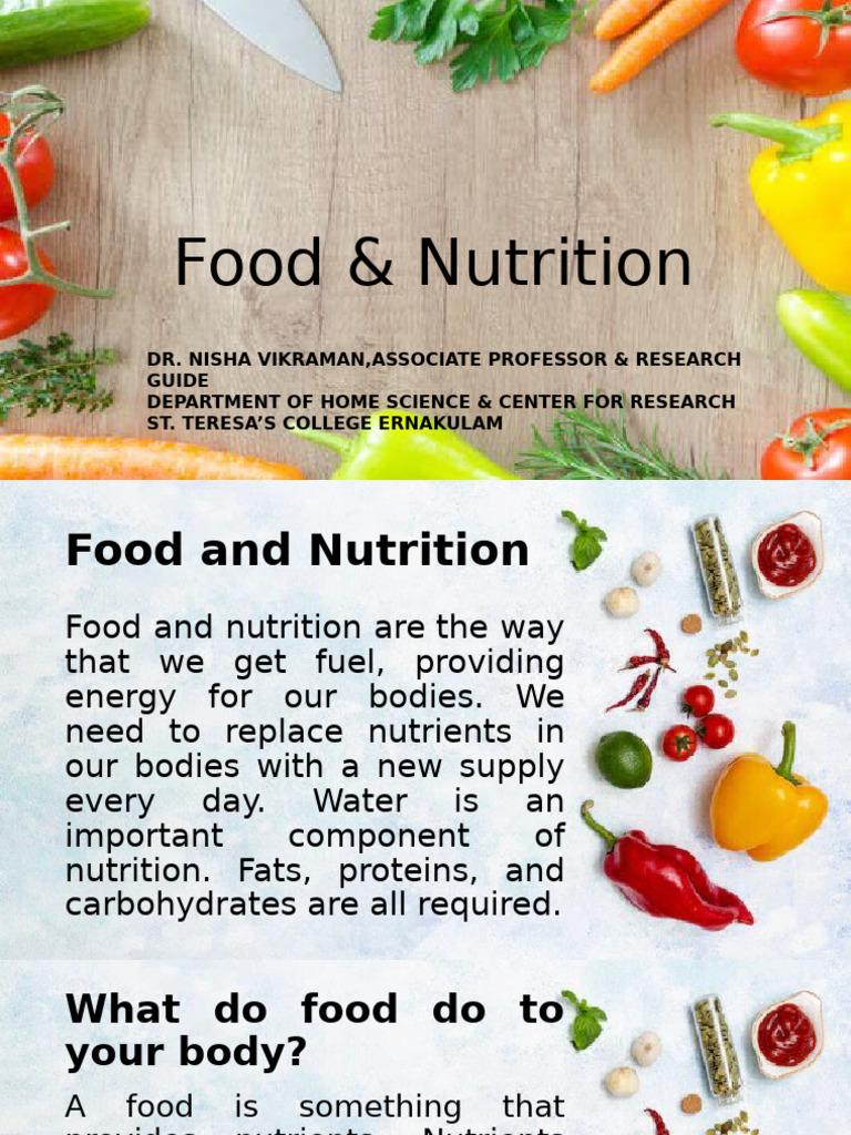Essential Guide to Food and Nutrition | PDF | Malnutrition | Nutrients