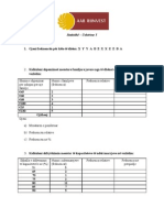 Statistike, Ushtrime 5