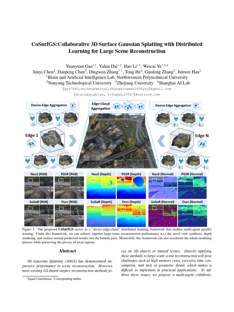 Collaborative 3D Surface Reconstruction | PDF | Rendering (Computer ...