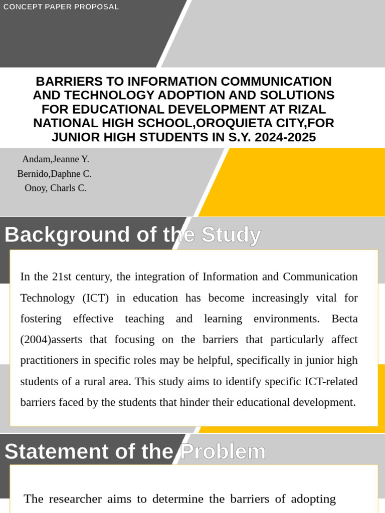 ICT Adoption Barriers in Education | PDF | Information And ...
