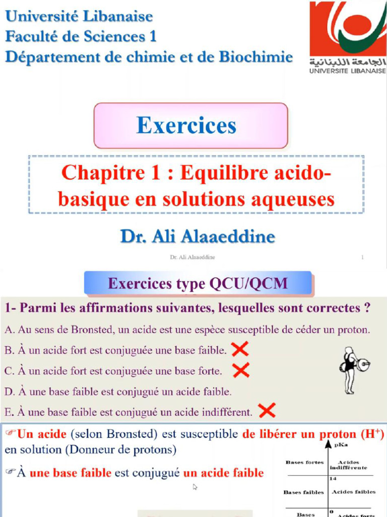 Correction TD Chap1 C1103 Hadath | PDF