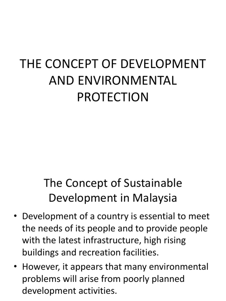 Sustainable Development in Malaysia | PDF | Sustainability ...