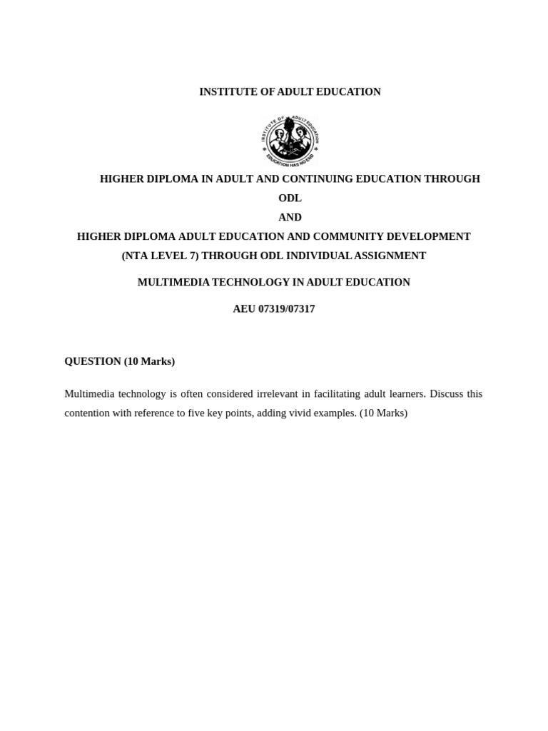 Aeu 07319 & 07317 Multimedia | PDF | Multimedia | Learning